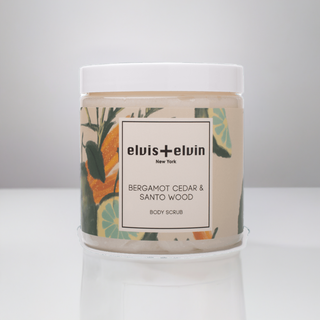 Bergamot Cedar & Santo Wood Blend Body Scrub with Dead Sea Salt 300ml