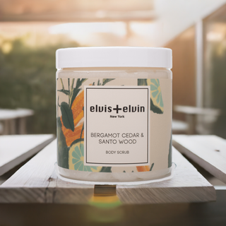 Bergamot Cedar & Santo Wood Blend Body Scrub with Dead Sea Salt 300ml