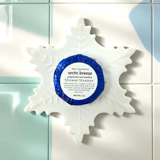 Snowflake Silicone Shower Steamer Tray – Soap Dish, Christmas Gift, Stocking Stuffer