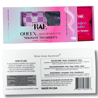 Queen... You Deserve It Shower Steamers 6 Pack | Spa Gift | Wife Gift | Gift for her |