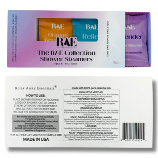 RAE Collection 6-Pack Variety | Aromatherapy Essential Oil | Spa Gift | Breathe | Relax