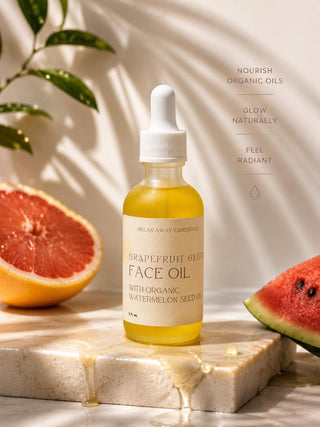 Grapefruit Glow Face Oil | Watermelon Seed, Jojoba - 2 oz