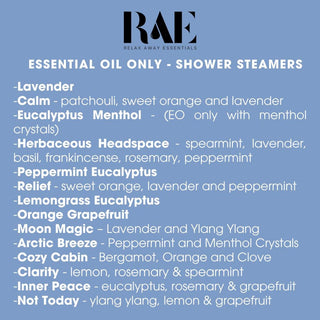 Aromatherapy Shower Steamer | Essential Oils | Spa Gift | Party Favors | Gift for Him | Gift for Her | Stocking Stuffer