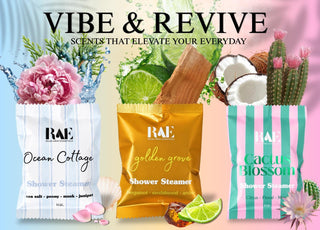 Vibe and Revive Shower Steamers | 6 Pack | Spa Gift | Aromatherapy | Shower Bomb | Gift for her |