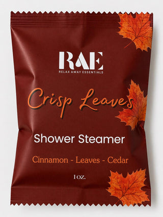 Crisp Leaves Shower Steamer | Single | Aromatherapy | Fall Autumn | Spa Gift