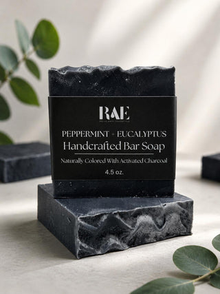Triple Butter Bar Soap | Natural Cold Process | Essential Oils and Natural Colors | Handcrafted  (4.5 oz)