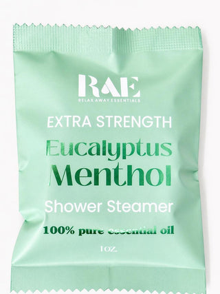 Extra Strength Eucalyptus Menthol Shower Steamer | Spa Gift | Breathe | Strongly Scented | Pure Essential Oil