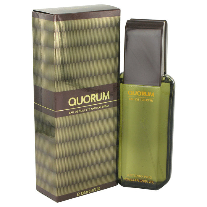 QUORUM by Antonio Puig Eau De Toilette Spray 3.4 oz for Men - PerfumeOutlet.com