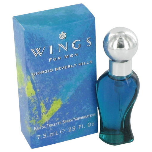 WINGS by Giorgio Beverly Hills Mini EDT Spray .25 oz for Men - PerfumeOutlet.com