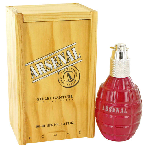 Arsenal Dark Red by Gilles Cantuel Eau De Parfum Spray 3.4 oz for Men - PerfumeOutlet.com