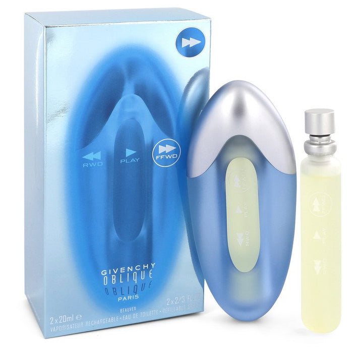 Oblique Fast Forward by Givenchy Two 2-3 oz Eau De Toilette Spray Refills 2-3 oz for Women - PerfumeOutlet.com