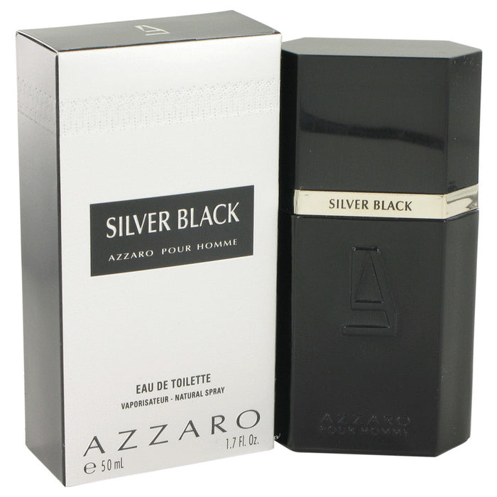 Silver Black by Azzaro Eau De Toilette Spray for Men - PerfumeOutlet.com