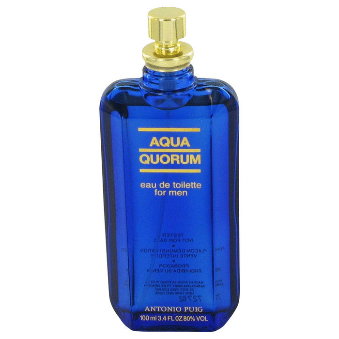 AQUA QUORUM by Antonio Puig Eau De Toilette Spray 3.4 oz for Men - PerfumeOutlet.com
