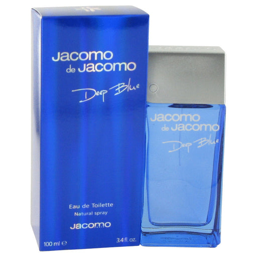 Jacomo Deep Blue by Jacomo Eau De Toilette Spray 3.4 oz for Men - PerfumeOutlet.com
