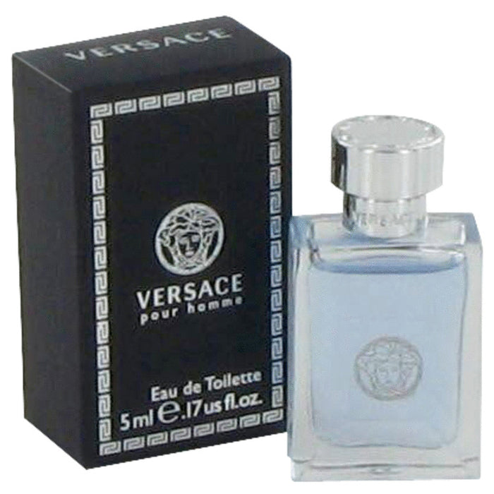 Versace Pour Homme by Versace Mini EDT .17 oz for Men - PerfumeOutlet.com