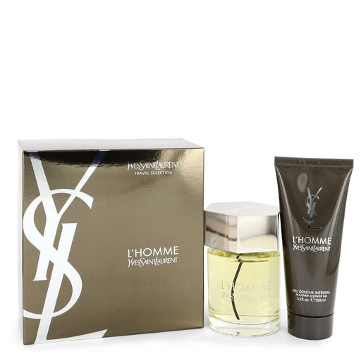 L'homme by Yves Saint Laurent Gift Set -- 3.4 oz Eau De Toilette Spray + 3.4 oz Shower Gel for Men - PerfumeOutlet.com