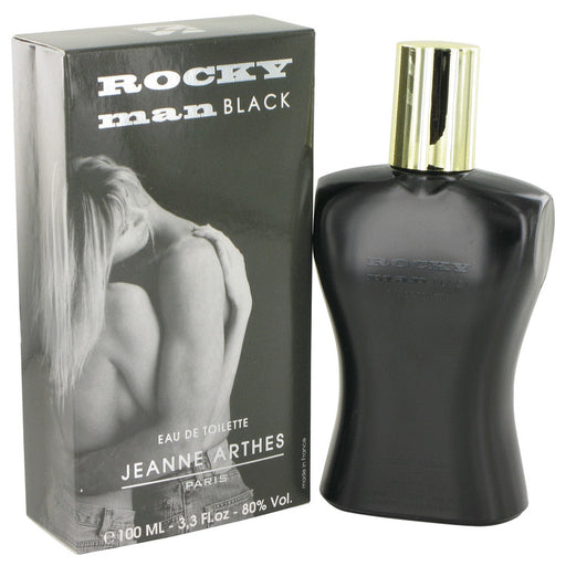 Rocky Man Black by Jeanne Arthes Eau De Toilette Spray 3.3 oz for Men - PerfumeOutlet.com