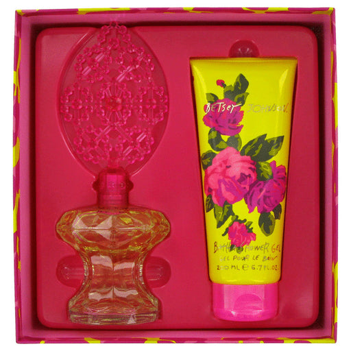 Betsey Johnson by Betsey Johnson Gift Set -- 3.4 oz Eau De Parfum Spray + 6.7 oz Shower Gel for Women - PerfumeOutlet.com