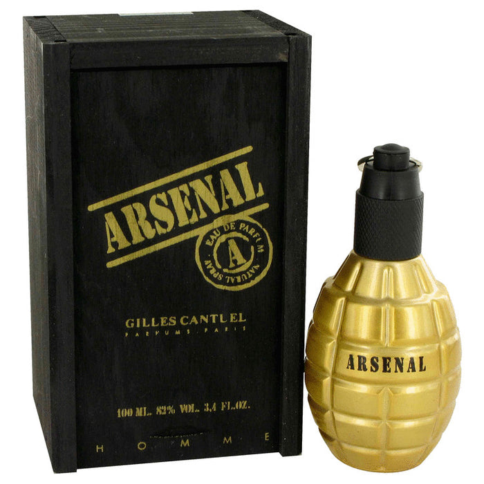 Arsenal Gold by Gilles Cantuel Eau De Parfum Spray 3.4 oz for Men - PerfumeOutlet.com