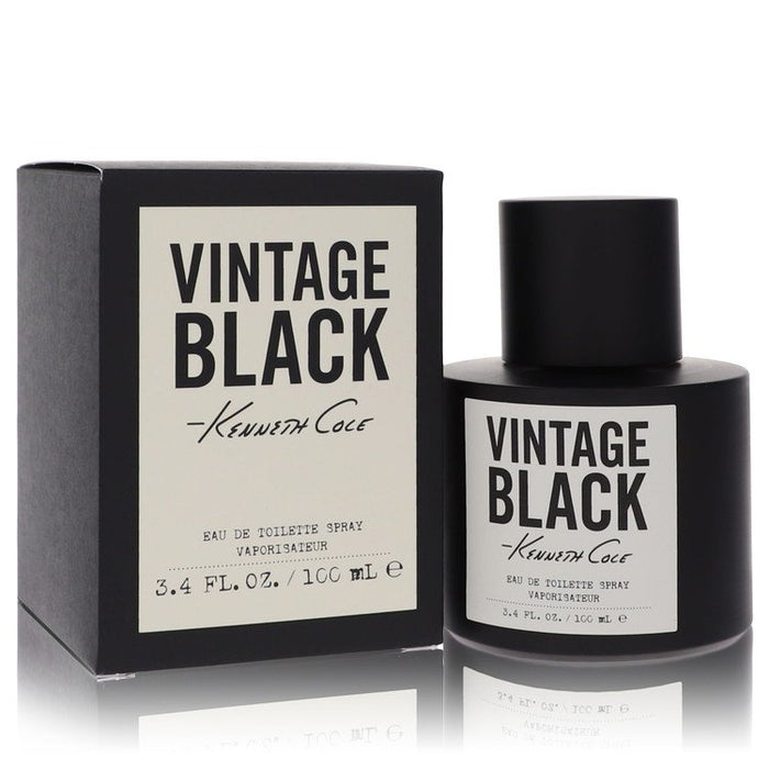 Kenneth Cole Vintage Black by Kenneth Cole Eau De Toilette Spray 3.4 oz for Men - PerfumeOutlet.com