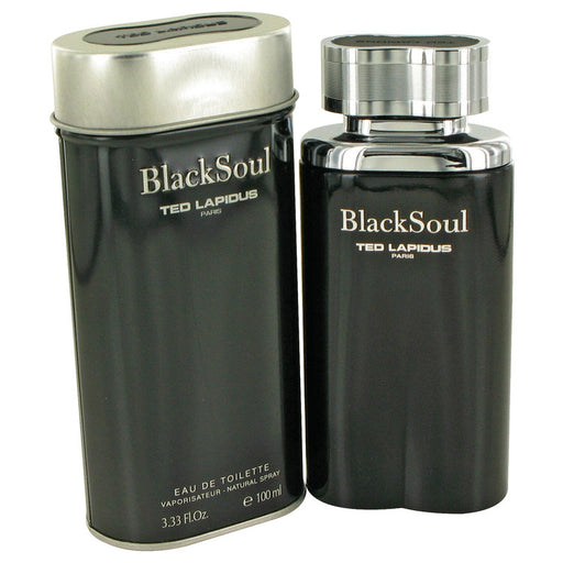 Black Soul by Ted Lapidus Eau De Toilette Spray for Men - PerfumeOutlet.com