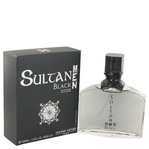Sultan Black by Jeanne Arthes Eau De Toilette Spray for Men - PerfumeOutlet.com