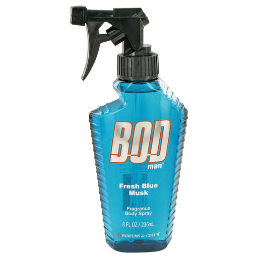 Bod Man Fresh Blue Musk by Parfums De Coeur Body Spray 8 oz for Men - PerfumeOutlet.com