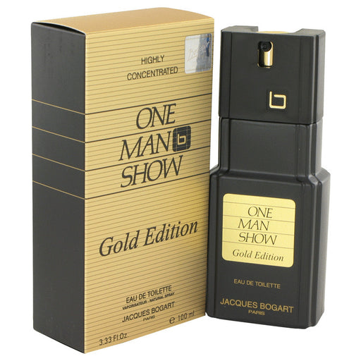 One Man Show Gold by Jacques Bogart Eau De Toilette Spray 3.3 oz for Men - PerfumeOutlet.com