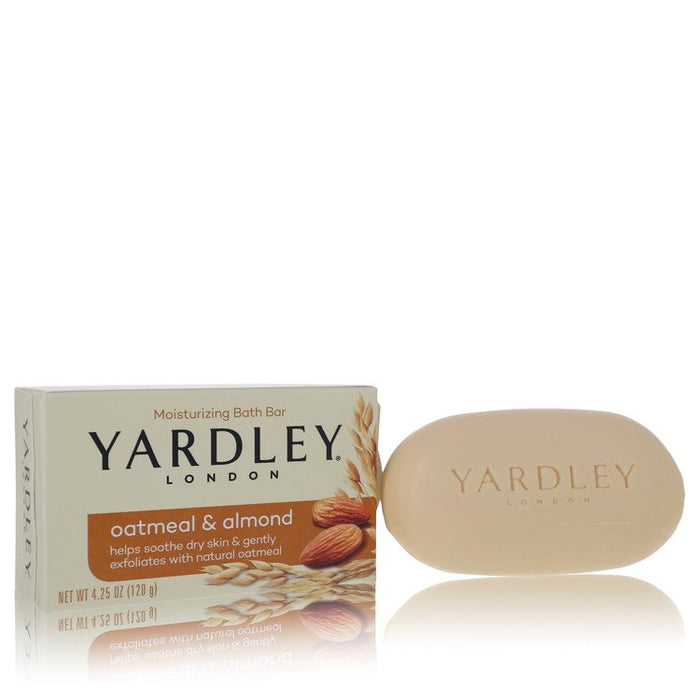 Yardley London Soaps by Yardley London Oatmeal & Almond Naturally Moisturizing Bath Bar 4.25 oz for Women - PerfumeOutlet.com