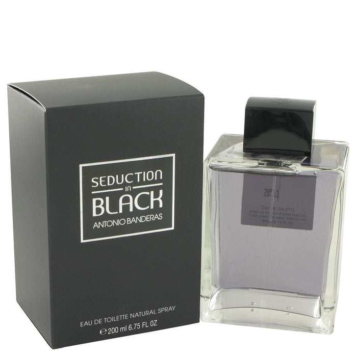 Seduction In Black by Antonio Banderas Eau De Toilette Spray for Men - PerfumeOutlet.com