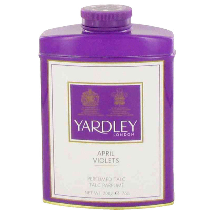April Violets by Yardley London Talc 7 oz for Women - PerfumeOutlet.com