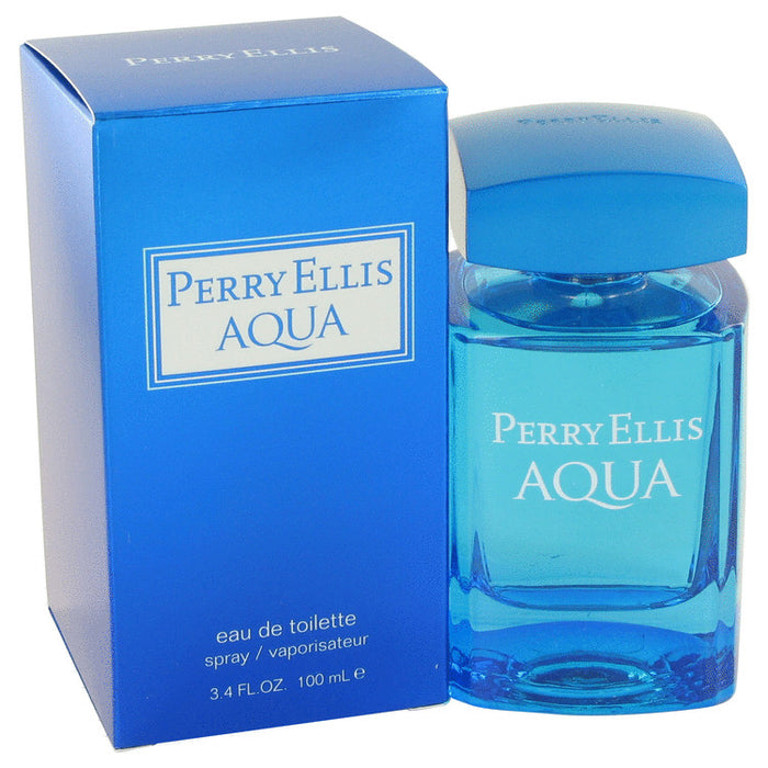 Perry Ellis Aqua by Perry Ellis Eau De Toilette Spray 3.4 oz for Men - PerfumeOutlet.com