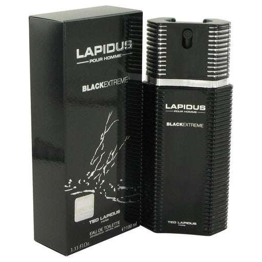 Lapidus Black Extreme by Ted Lapidus Eau De Toilette Spray 3.4 oz for Men - PerfumeOutlet.com