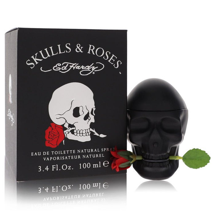 Skulls & Roses by Christian Audigier Eau De Toilette Spray 3.4 oz for Men - PerfumeOutlet.com