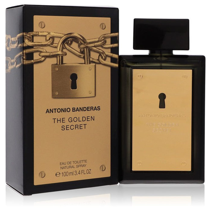 The Golden Secret by Antonio Banderas Eau De Toilette Spray 3.4 oz for Men - PerfumeOutlet.com