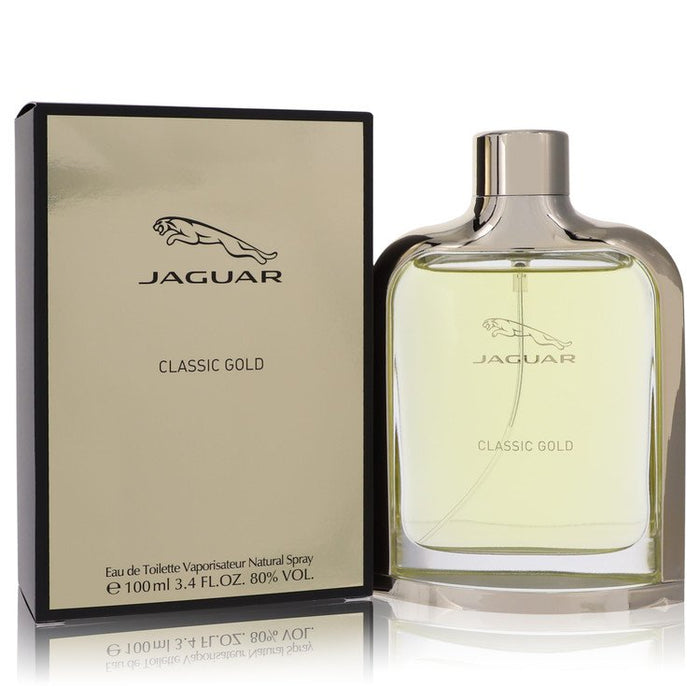 Jaguar Classic Gold by Jaguar Eau De Toilette Spray for Men - PerfumeOutlet.com