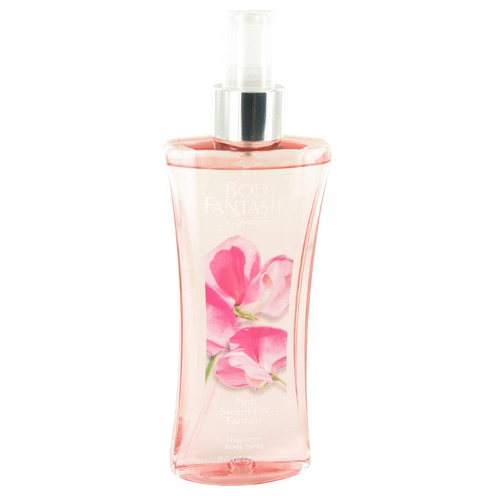Body Fantasies Signature Pink Sweet Pea Fantasy by Parfums De Coeur Body Spray 8 oz for Women - PerfumeOutlet.com