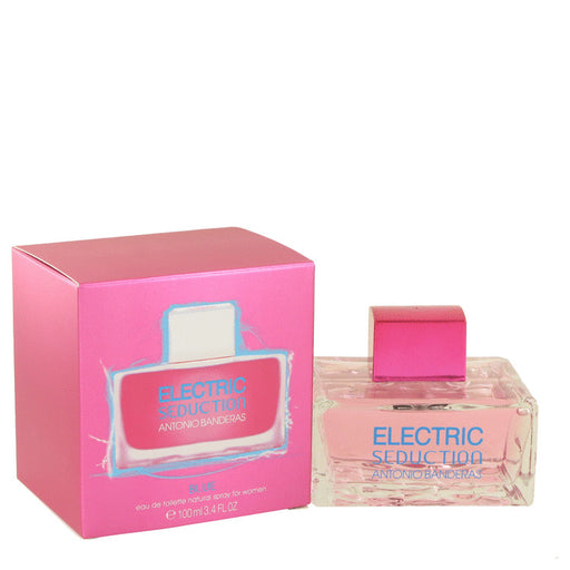 Electric Seduction Blue by Antonio Banderas Eau De Toilette Spray 3.4 oz for Women - PerfumeOutlet.com