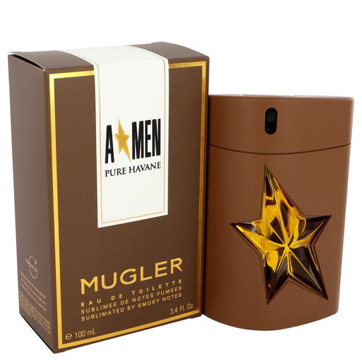 Angel Pure Havane by Thierry Mugler Eau De Toilette Spray 3.4 oz for Men - PerfumeOutlet.com