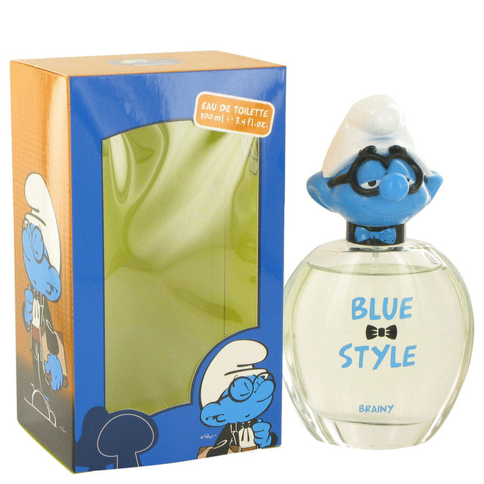 The Smurfs by Smurfs Blue Style Brainy Eau De Toilette Spray 3.4 oz for Men - PerfumeOutlet.com