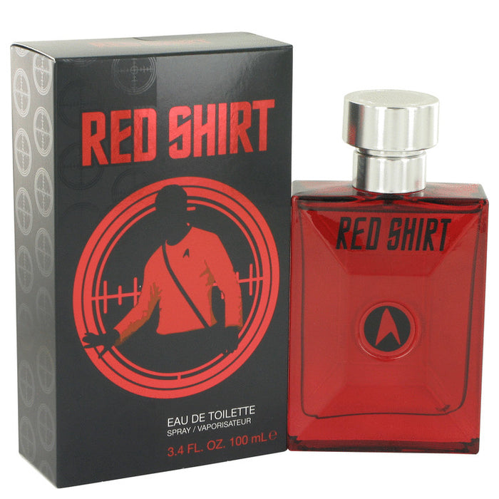 Star Trek Red Shirt by Star Trek Eau De Toilette Spray 3.4 oz for Men - PerfumeOutlet.com
