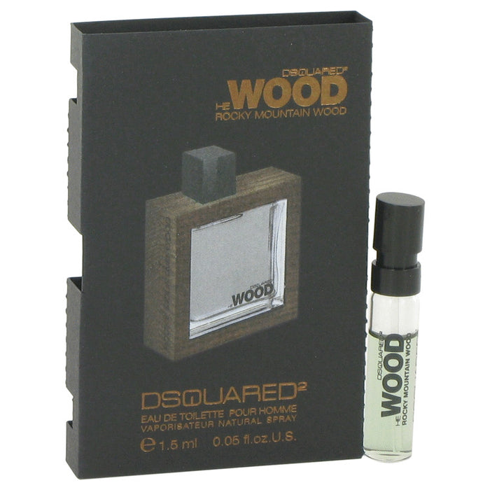 He Wood Rocky Mountain Wood by Dsquared2 Vial (sample) .05 oz for Men - PerfumeOutlet.com