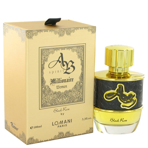 AB Spirit Millionaire Black Rose by Lomani Eau De Parfum Spray 3.3 oz for Women - PerfumeOutlet.com