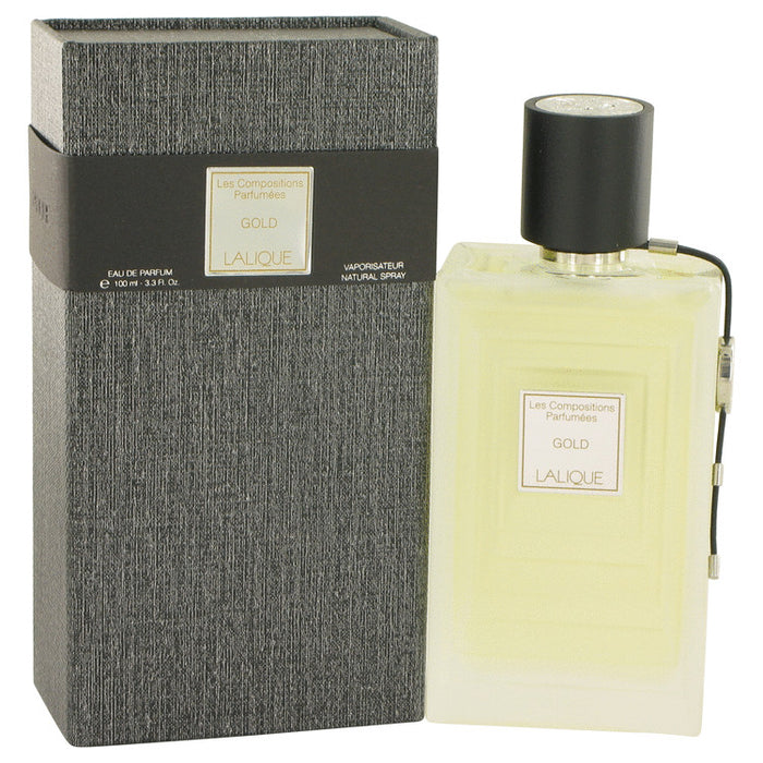 Les Compositions Parfumees Gold by Lalique Eau De Parfum Spray 3.3 oz for Women - PerfumeOutlet.com