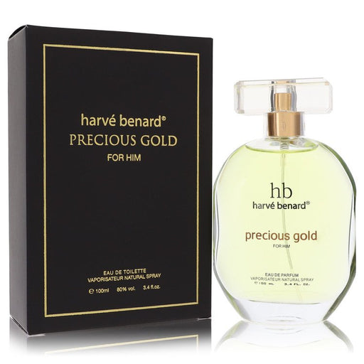Precious Gold by Harve Benard Eau De Spray 3.4 oz for Men - PerfumeOutlet.com