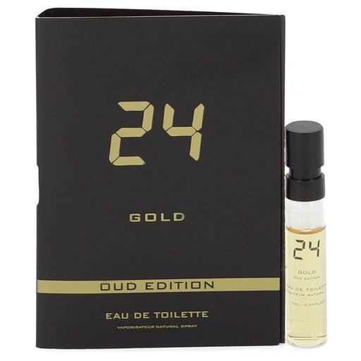24 Gold Oud Edition by ScentStory Vial (sample) .05 oz for Men - PerfumeOutlet.com