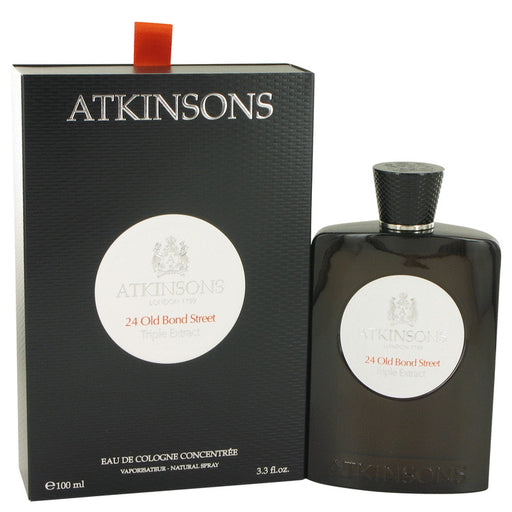 24 Old Bond Street Triple Extract by Atkinsons Eau De Cologne Concentree Spray 3.3 oz for Men - PerfumeOutlet.com