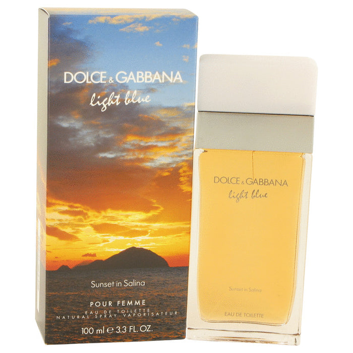 Light Blue Sunset in Salina by Dolce & Gabbana Eau De Toilette Spray 3.4 oz for Women - PerfumeOutlet.com