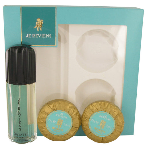 je reviens by Worth Gift Set -- 1.7 oz eau De Toilette Spray + 2 x 2.6 oz Soap for Women - PerfumeOutlet.com