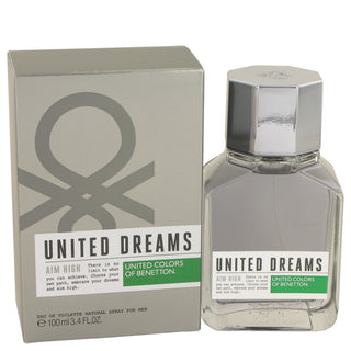 United Dreams Aim High by Benetton Eau De Toilette Spray 3.4 oz for Men - PerfumeOutlet.com